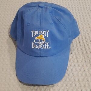 Salty Dog Blue Embroidered Logo Hat Cap Adjustable